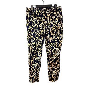Chico's Jeans Women's Size 1 The So Slimming Girlfriend Ankle Animal Print